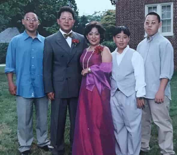 Eddie Huang family
